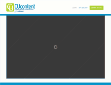 Tablet Screenshot of cucontent.com